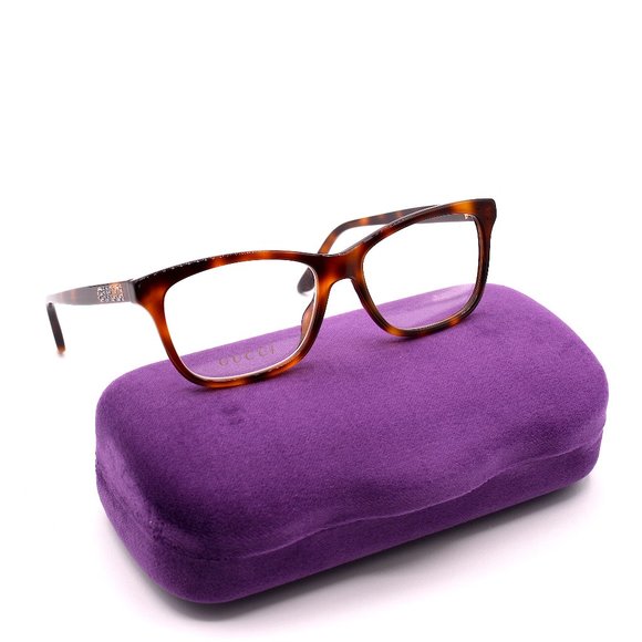 NEW GUCCI GG0731O 002 HAVANA AUTHENTIC EYEGLASSES FRAME - Picture 3 of 12